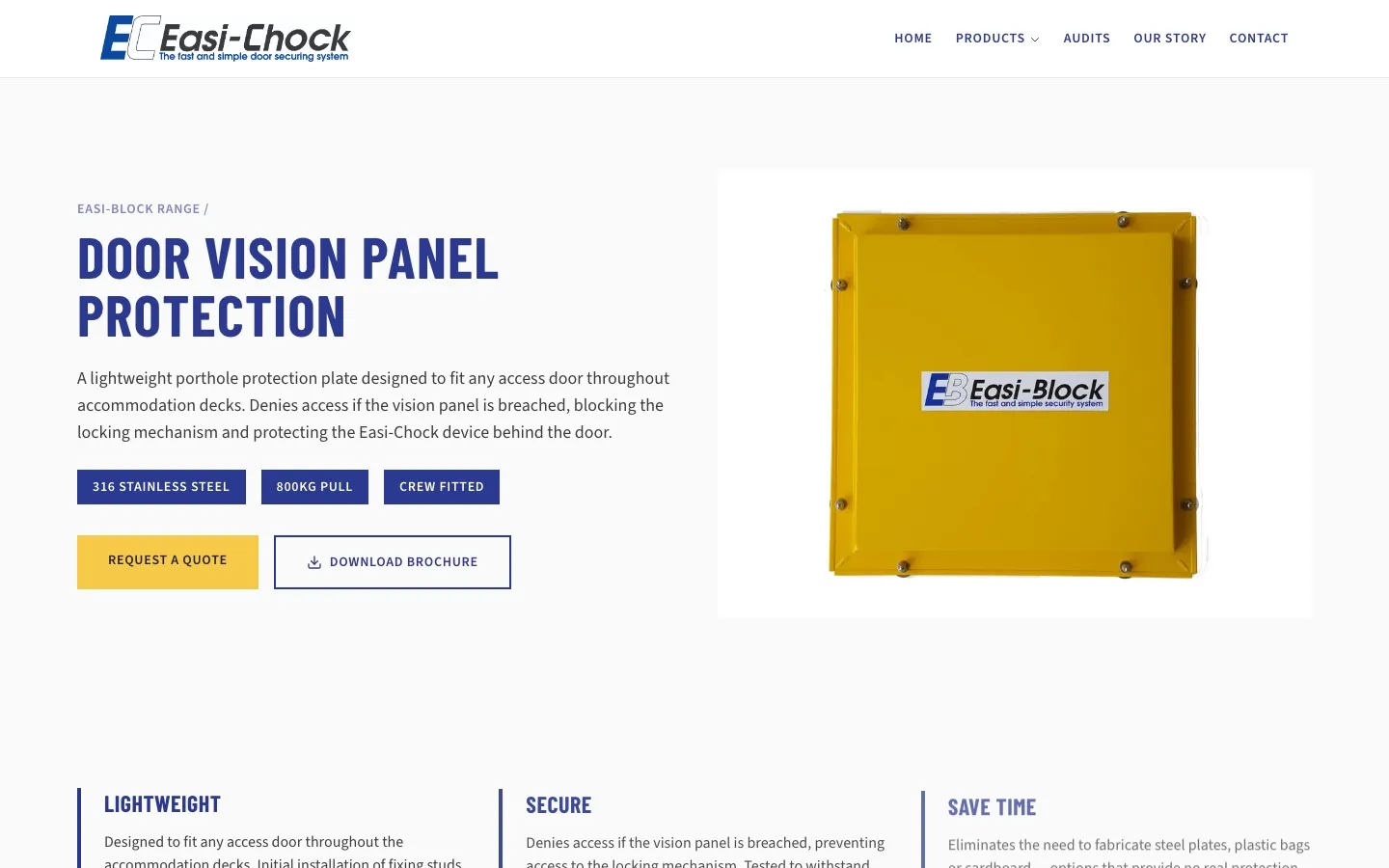 Easi-Chock website
